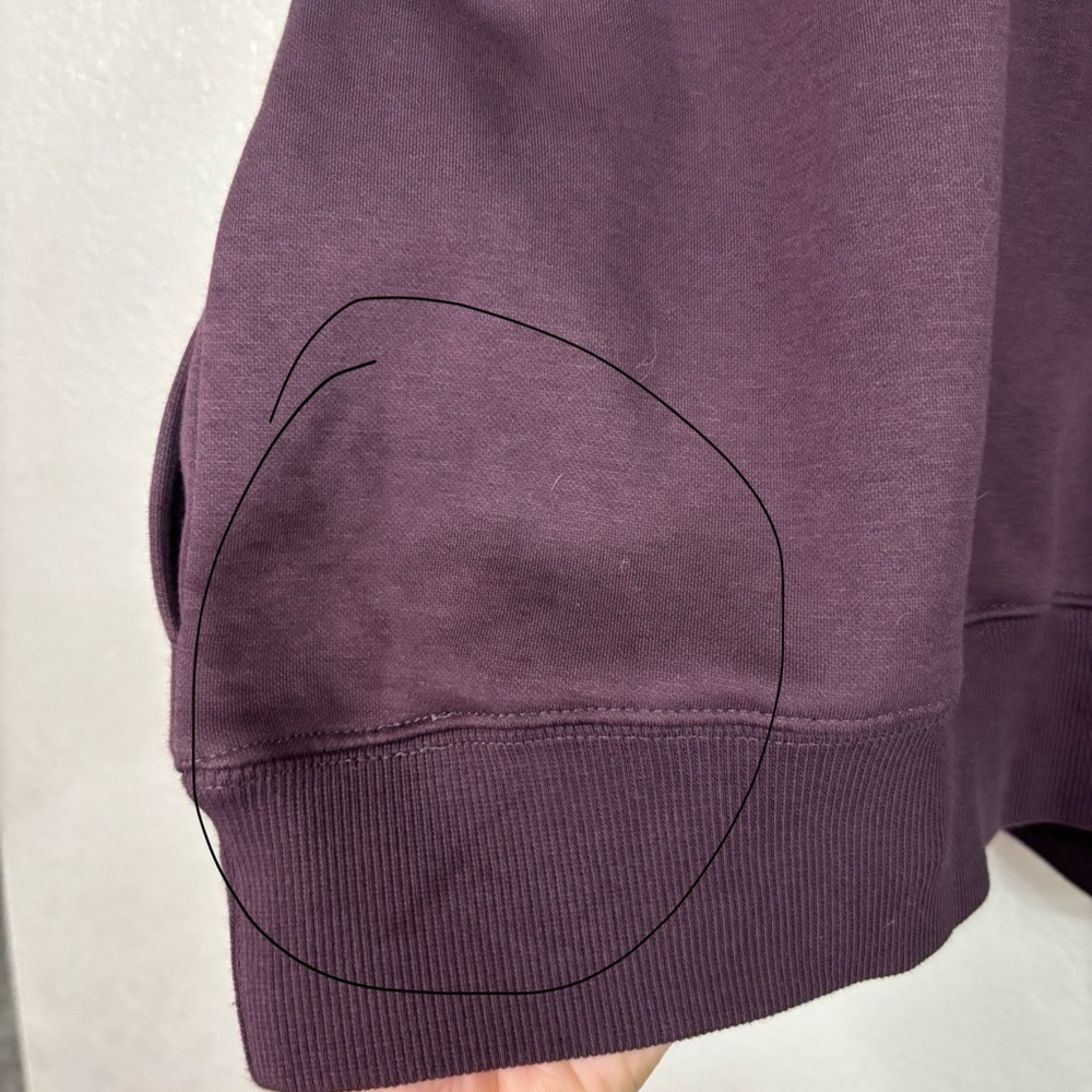 Fabletics Deep Plum Half-Zip Pullover Sweatshirt … - image 15